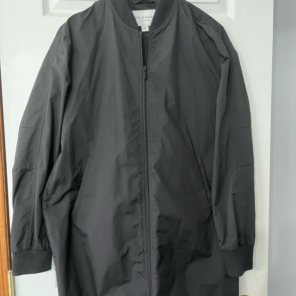 Cole Haan Packable Bomber Rain Jacket